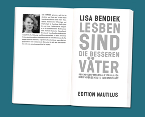 Buchlayout Lesben sind die besseren Väter