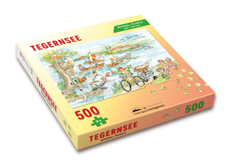 Puzzlekarton Motiv Tegernsee