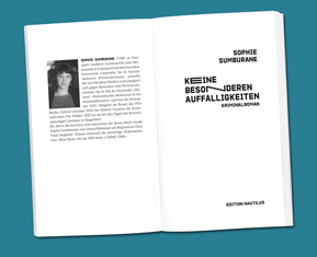 Buchlayout Keine besonderen Auffälligkeiten